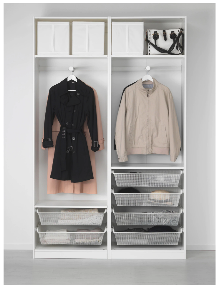 ikea closet organization