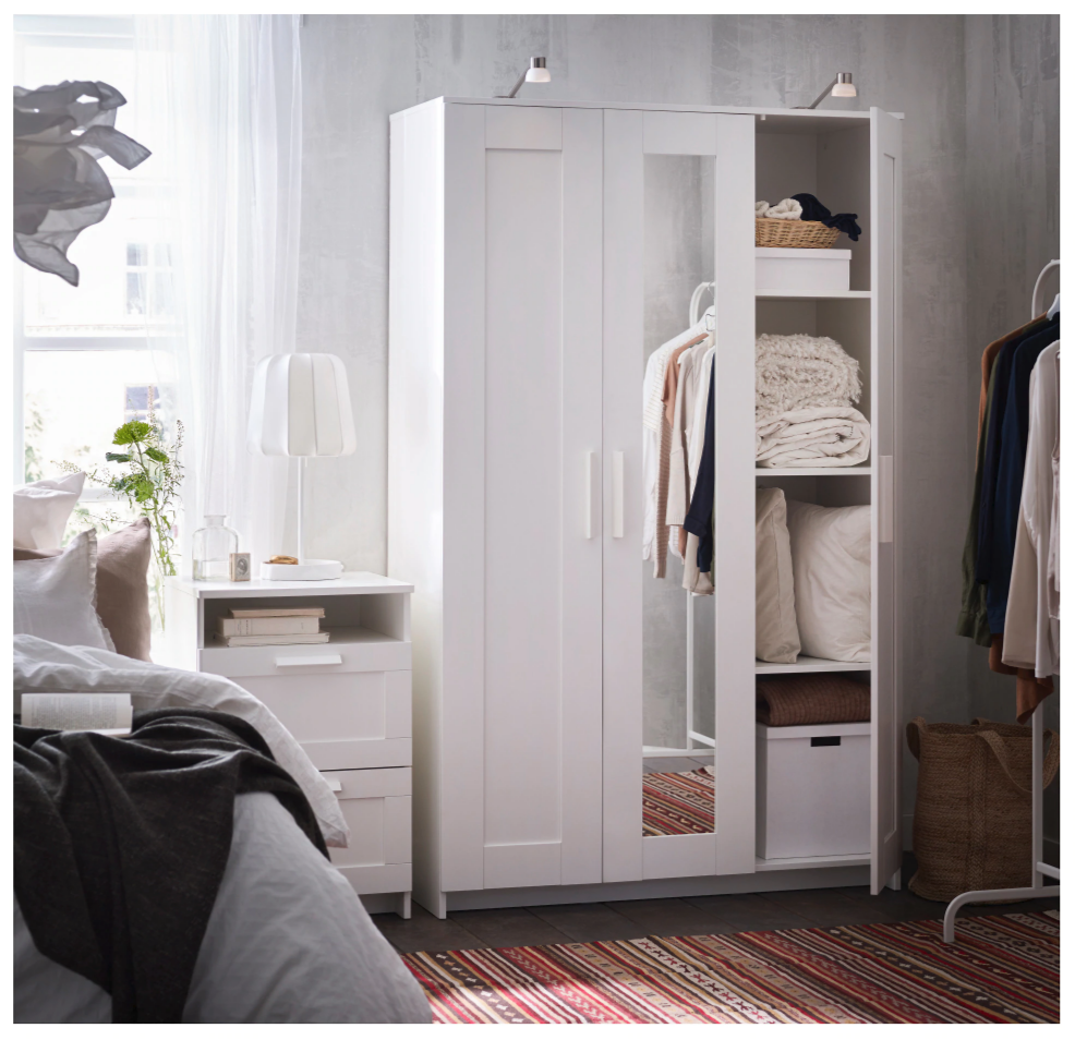 Best bang for your buck: IKEA BRIMNES wardrobe with 3 doors