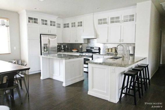 13 Ways of Updating kitchen Cabinets - basic builder grade style