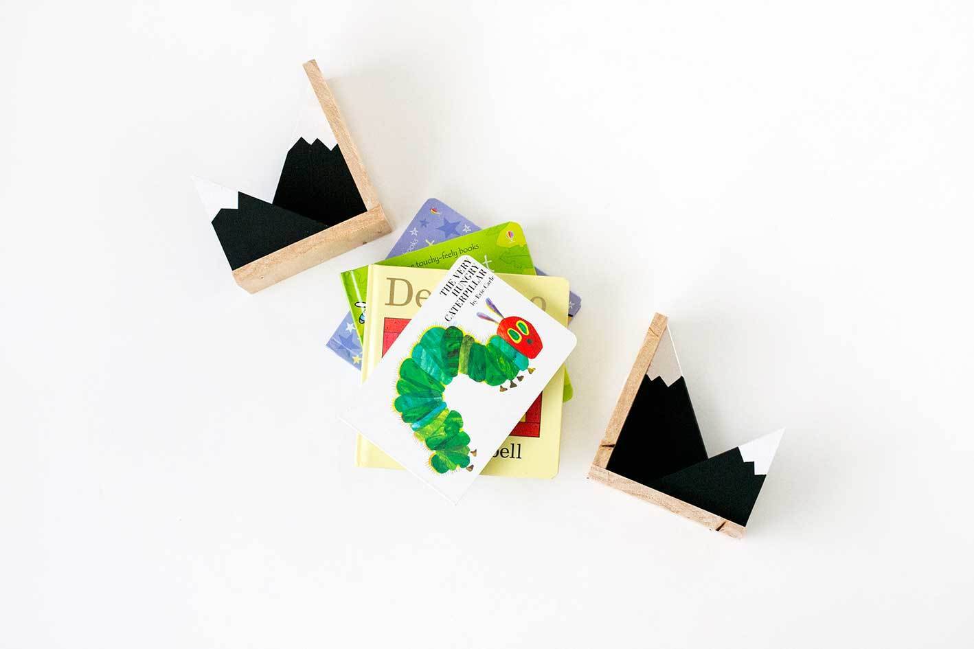 Make it: Sweet mountain bookends for your little one's nursery