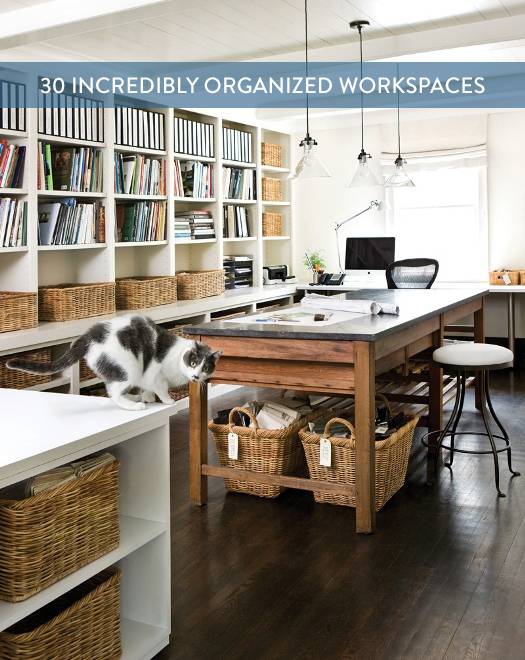 30 Incredibly Organized Creative Workspaces