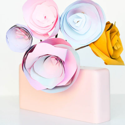 How to make paper roses | paper flowers tutorial