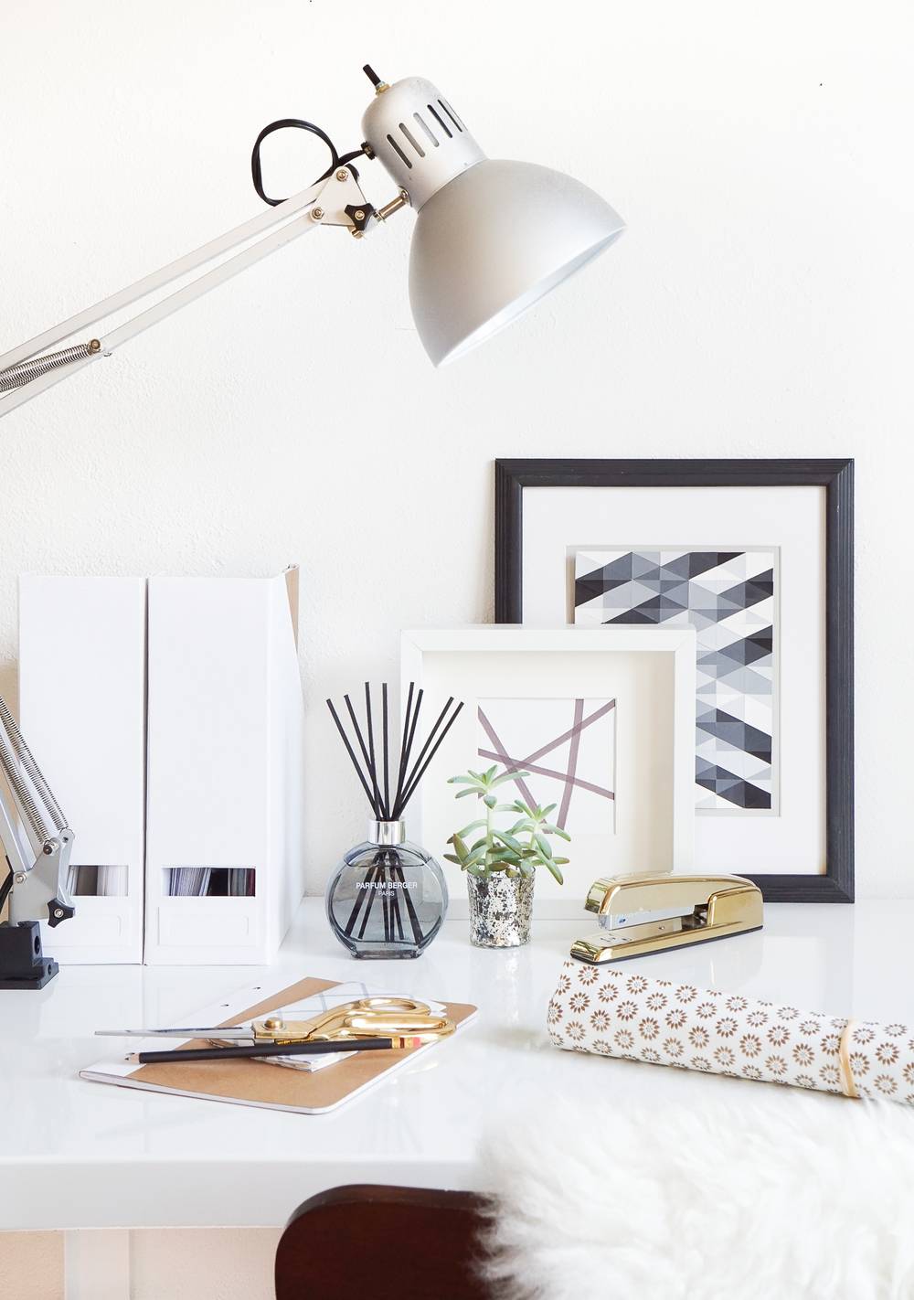 Reed Diffuser in Office Setting