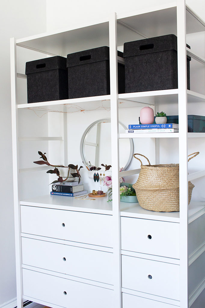 How to turn a dresser into a vanity