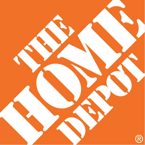 The orange and white Home Depot logo.