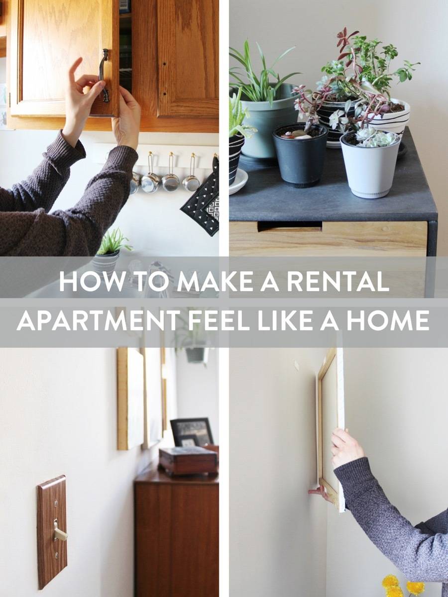 Landlord-friendly tips and tricks for transforming a rental house into a home.