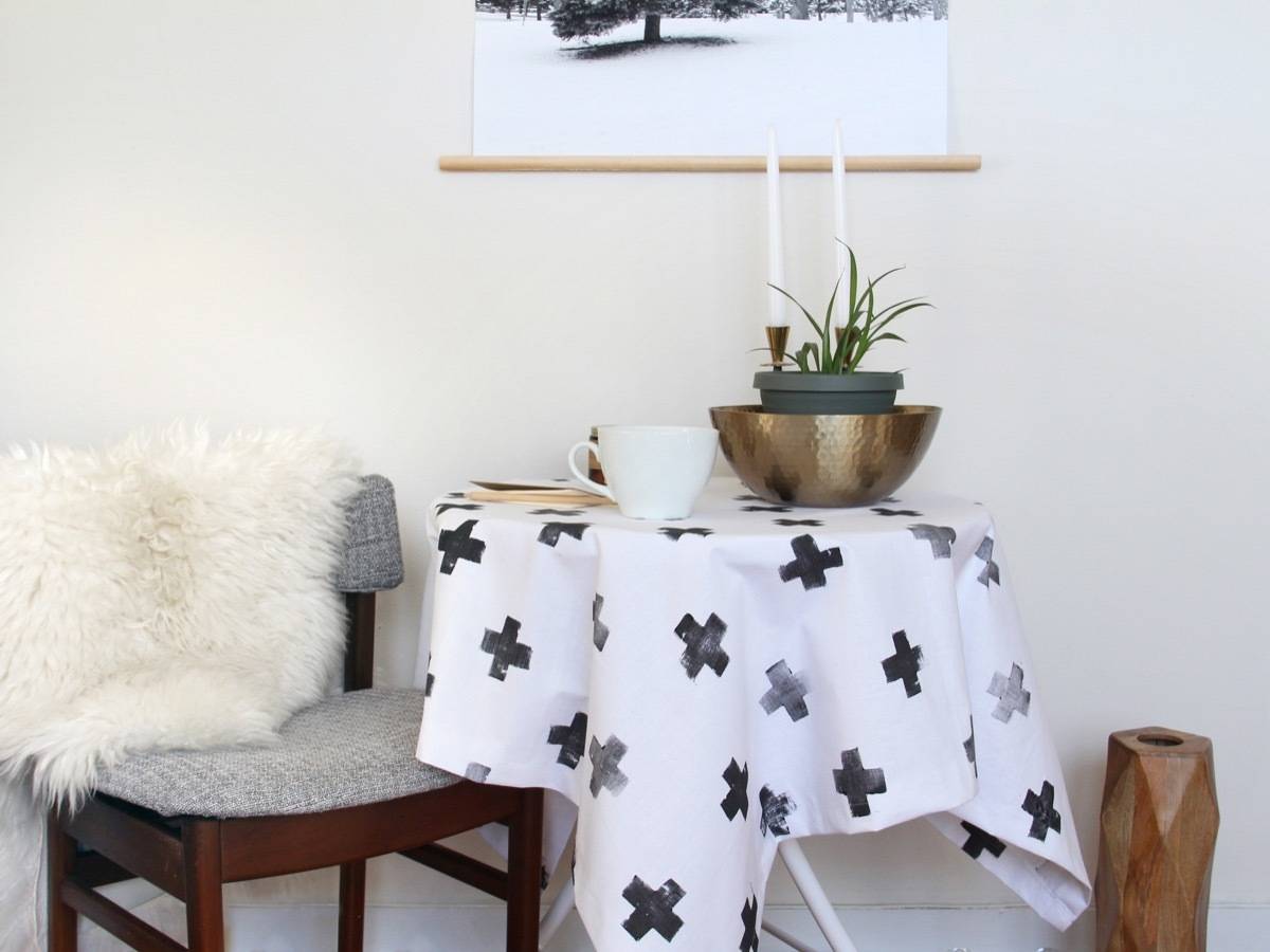 DIY Scandinavian-Inspired Tablecloth