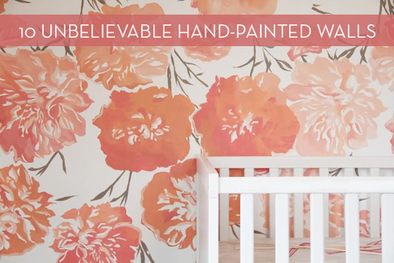 10 unbelievable hand-painted walls. 