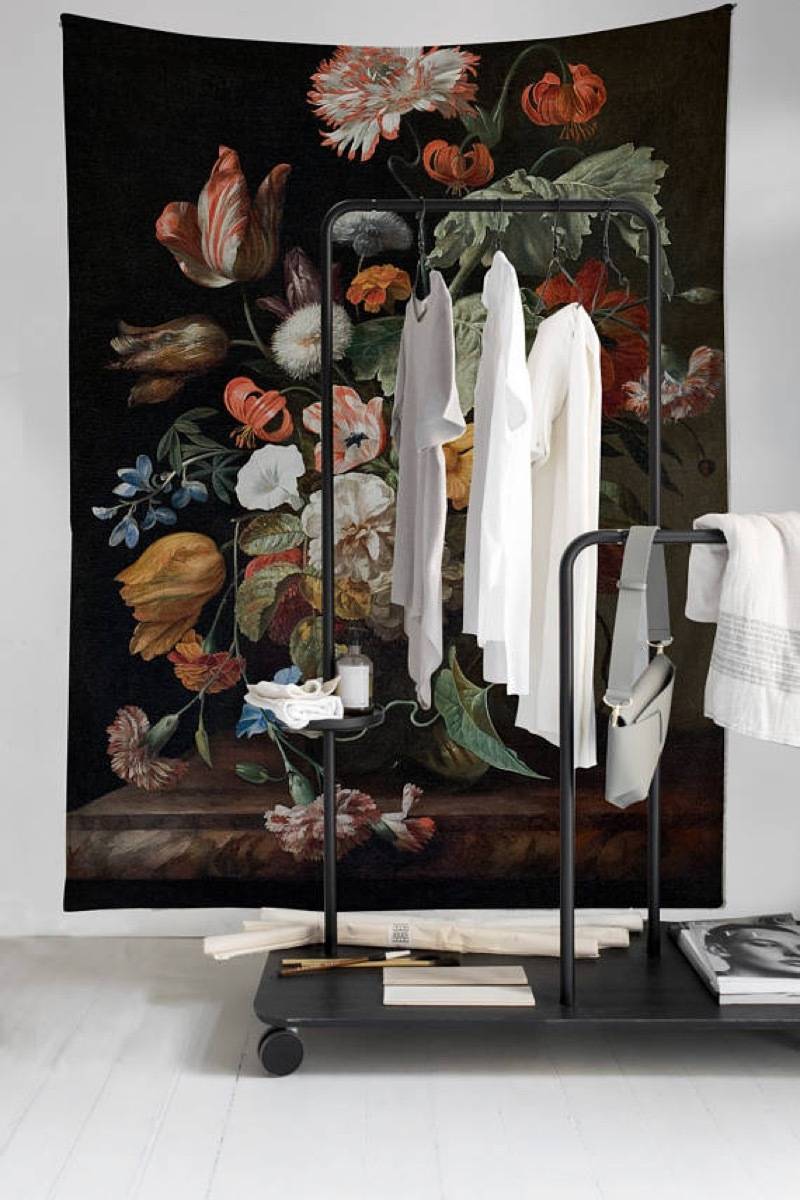 Large floral tapestry
