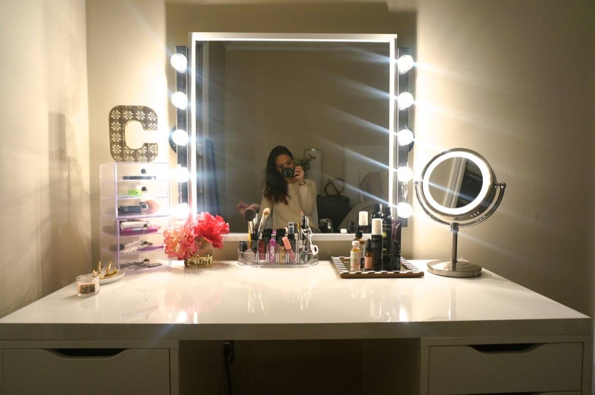 Hollywood vanity mirror project