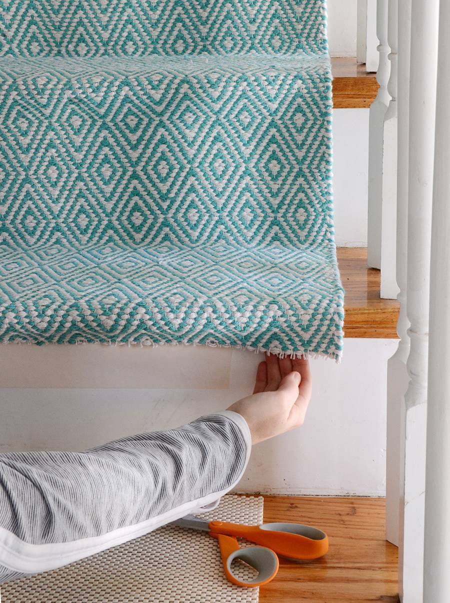 The Easiest Way To Add A Stair Runner For Under $120