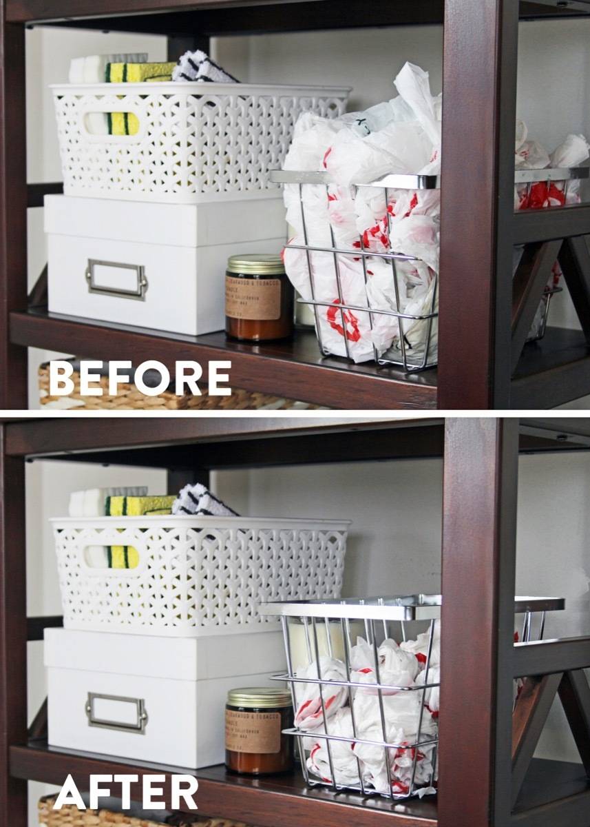 What a space saver! Learn how to fold a plastic shopping bag the right way.