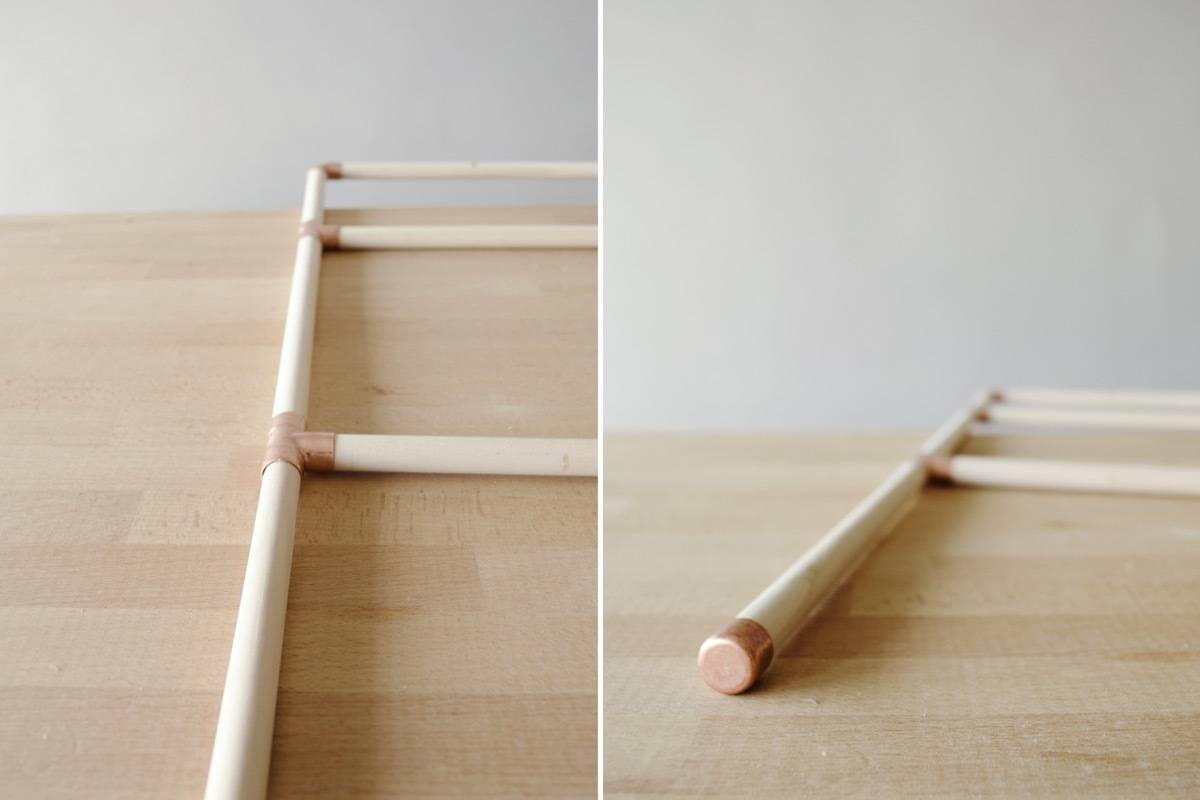 Make This: Minimal Clothes Drying Rack