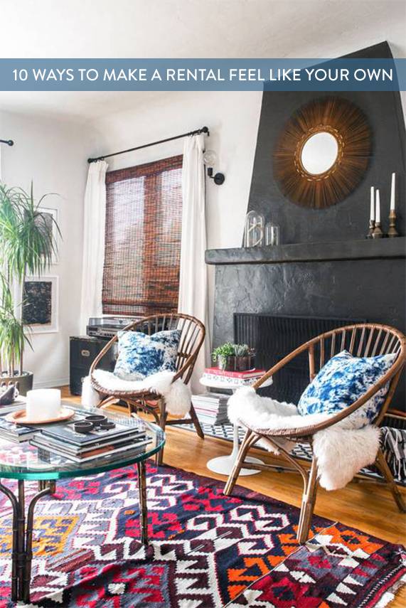 Hey Apartment-Dwellers: Here's How To Make A Rental Living Room Feel Like Home