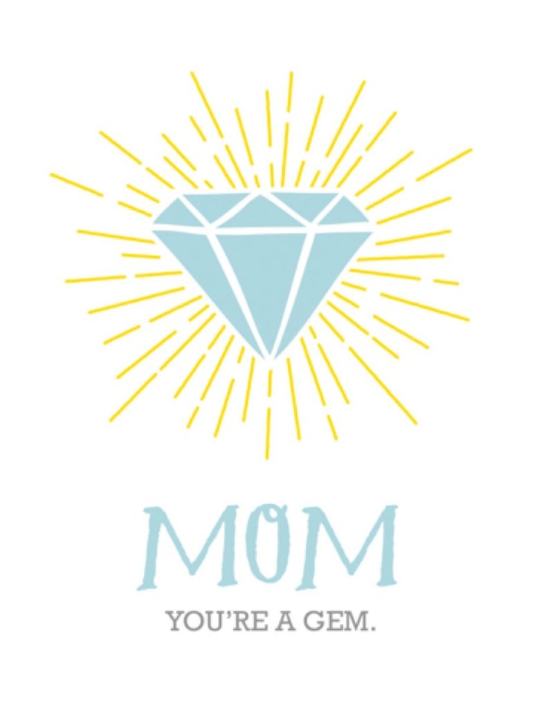 71 Last-Minute Mother's Day Printables: Card by Catch My Party