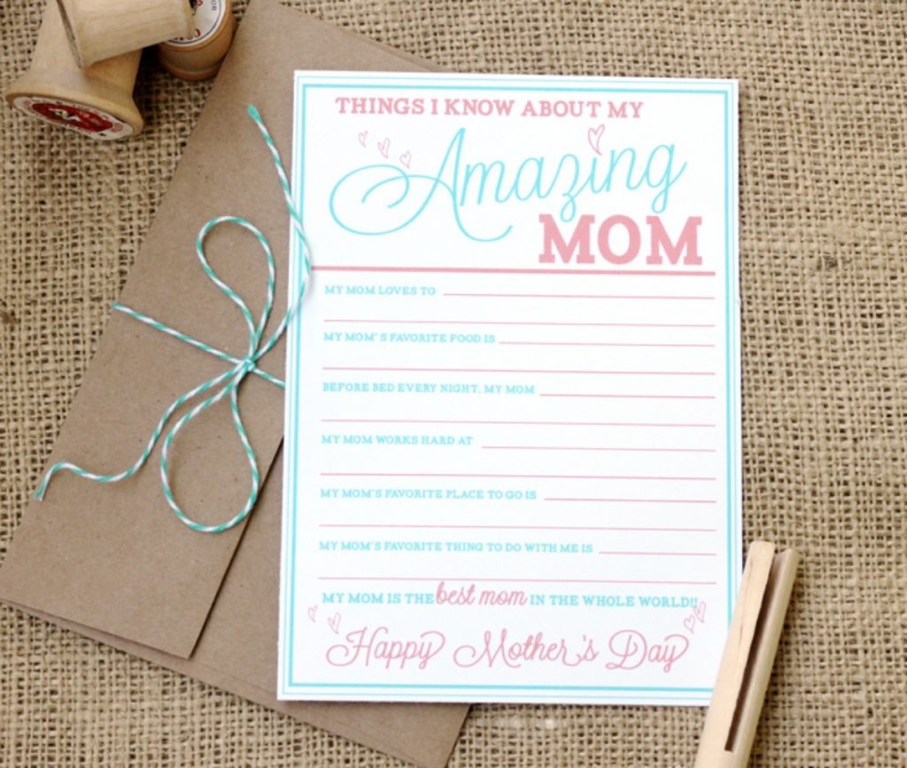 71 Last-Minute Mother's Day Printables: Card by Kori Clark