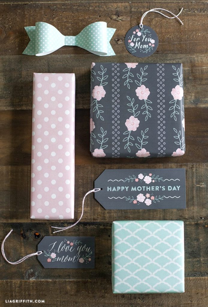 71 Last-Minute Mother's Day Printables: Tags and wrapping by Lia Griffith