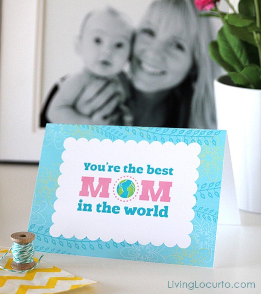 71 Last-Minute Mother's Day Printables: Card by Living Locurto