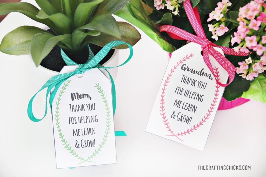 71 Last-Minute Mother's Day Printables: Tags by The Crafting Chicks