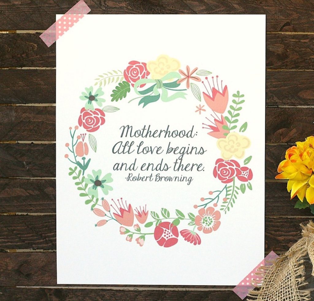 71 Last-Minute Mother's Day Printables: Card by Yesterday on Tuesday