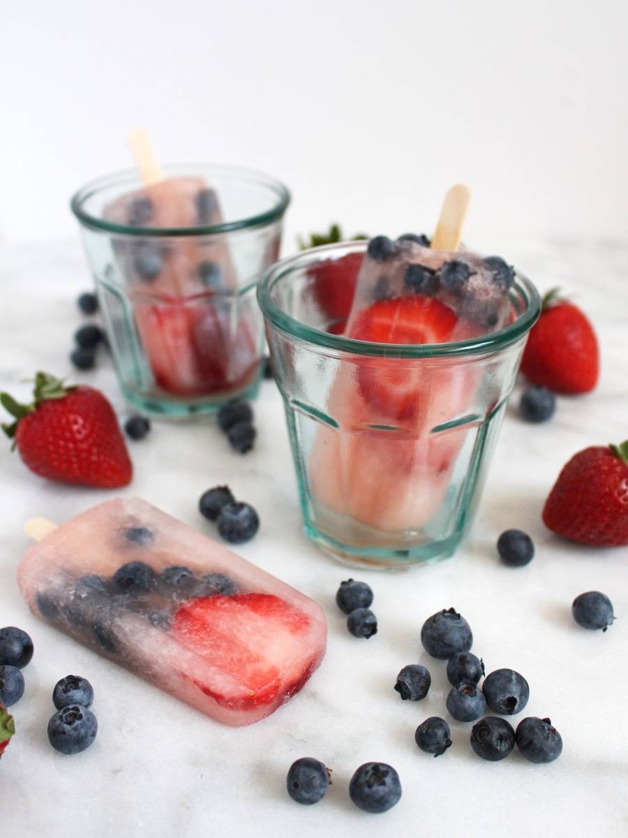 Fresh and sweet 4th of July popsicles