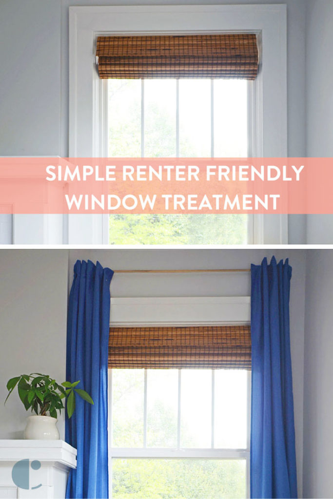 How To Simple Renter Friendly Window Treatment Curbly