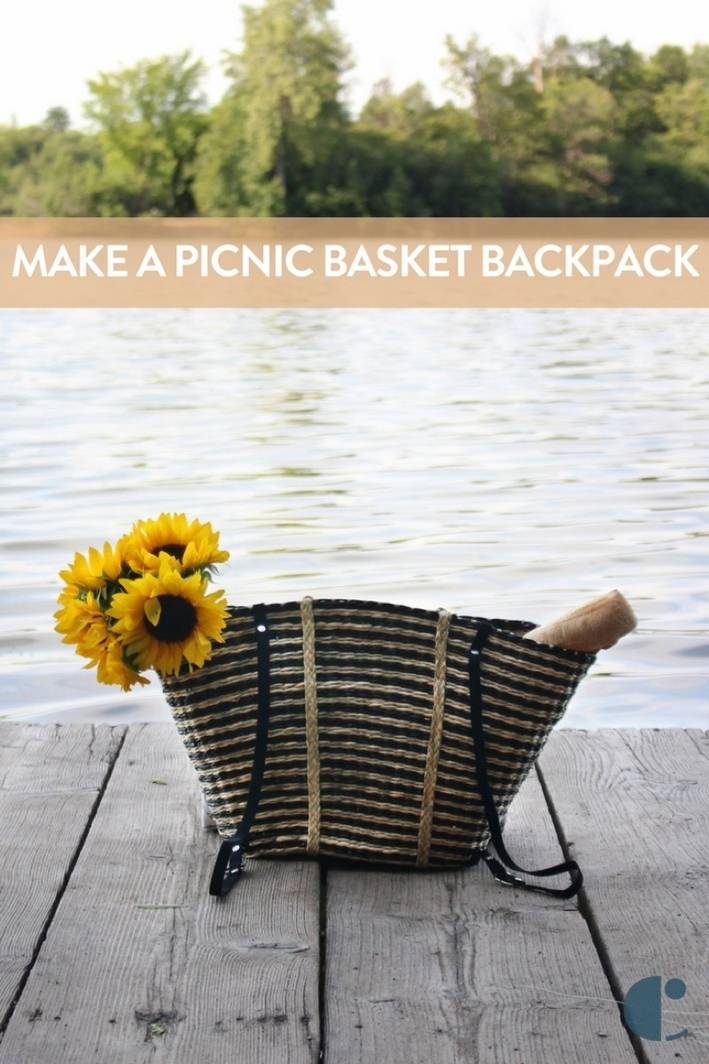 Picnic Basket Backpack DIY