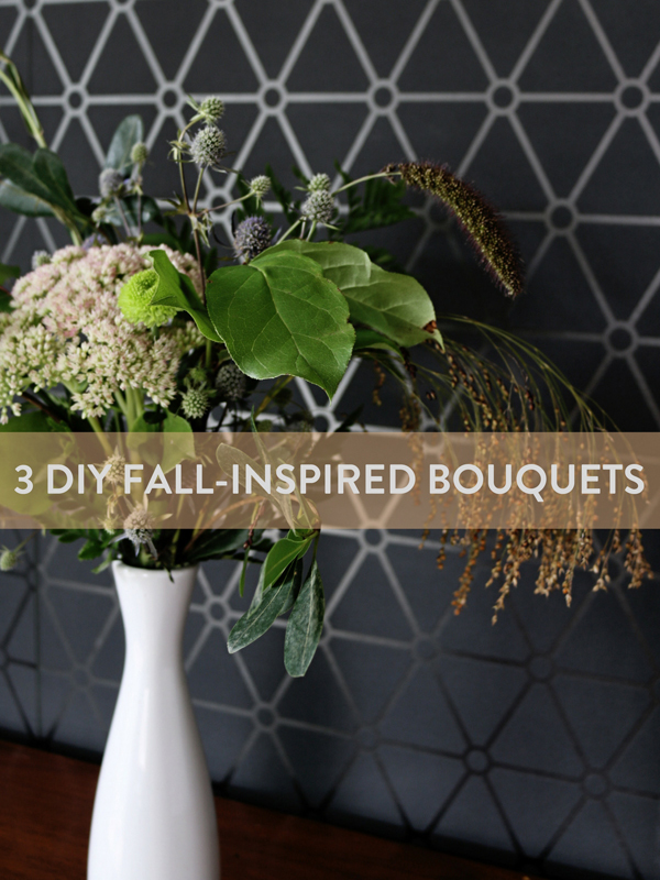 3 DIY Fall-Inspired Bouquets Using the same Materials