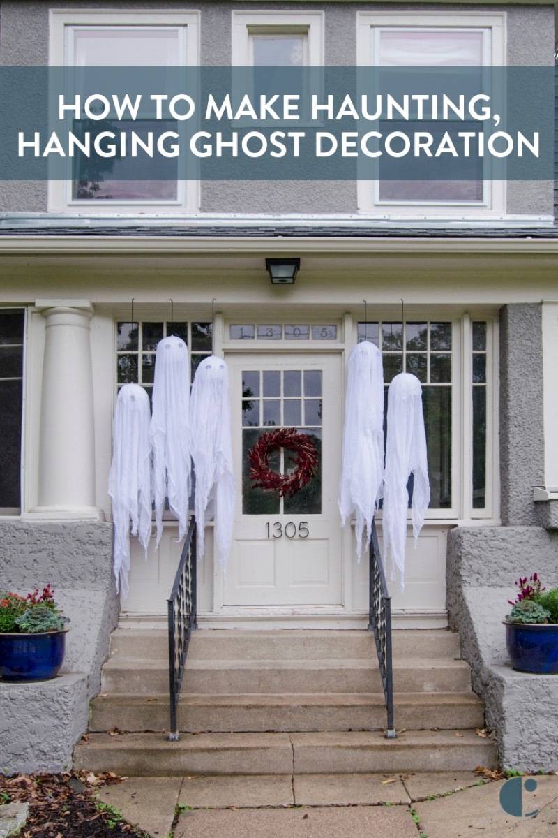 How to make haunting, hanging ghost decor