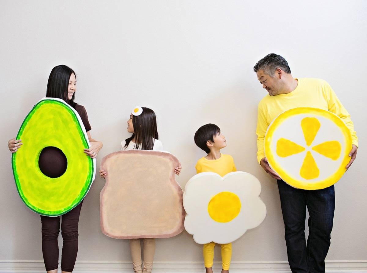Avocado toast group costume