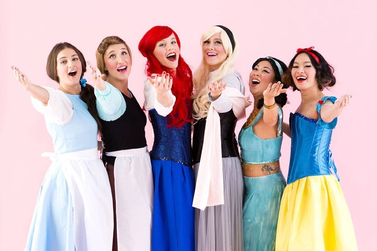 Disney Princesses group costume