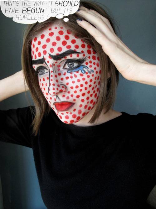 128 Halloween Costume Ideas | Roy Lichtenstein piece