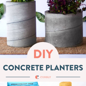 diy concrete planters tutorial