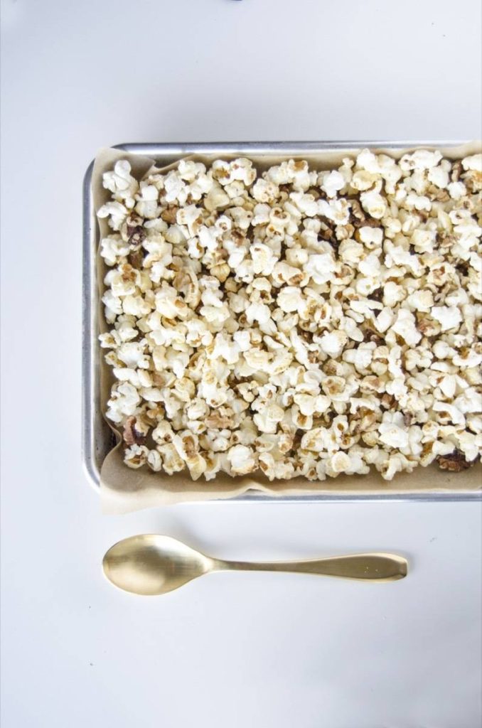 halloween bark popcorn mix