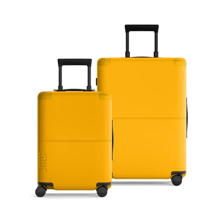 july cute luggage set in marigold
