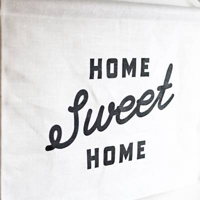 home sweet home banner.