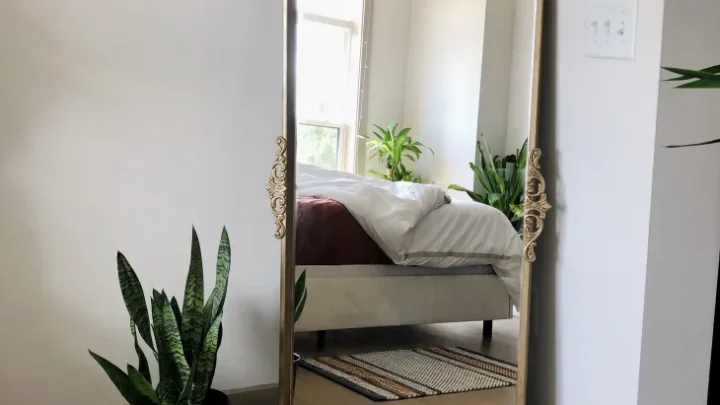 gilded ikea mirror