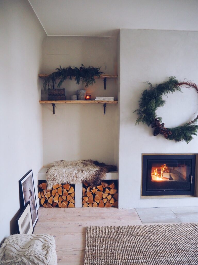 Check out this post from Malo & Moss to see how they transform a very ordinary fireplace into this modern beauty.
