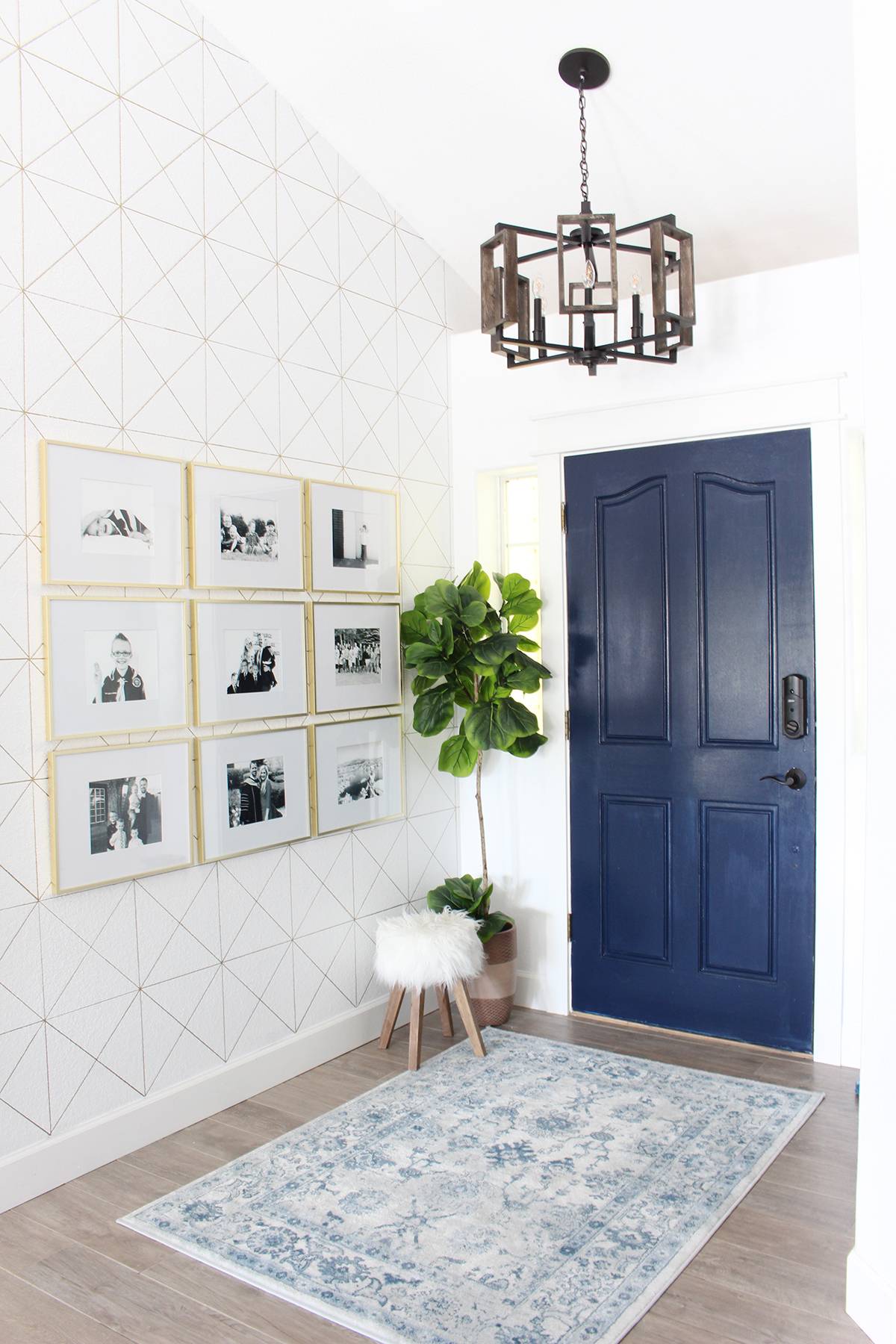 20 Creative Geometric Accent Wall Ideas - Curbly