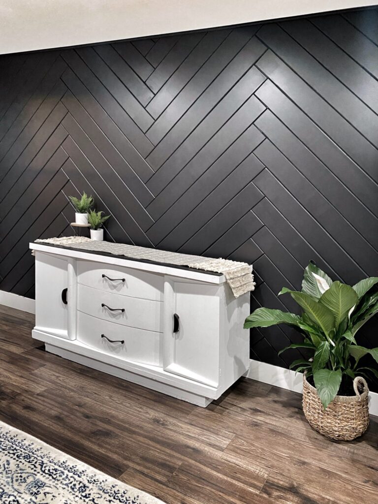 Herringbone wall