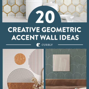 geometric accent walls