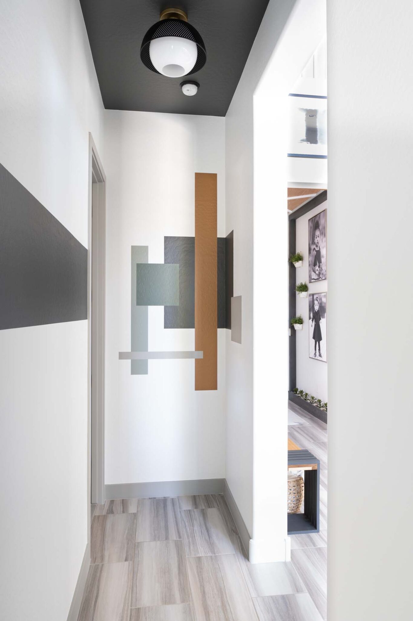 20 Creative Geometric Accent Wall Ideas - Curbly