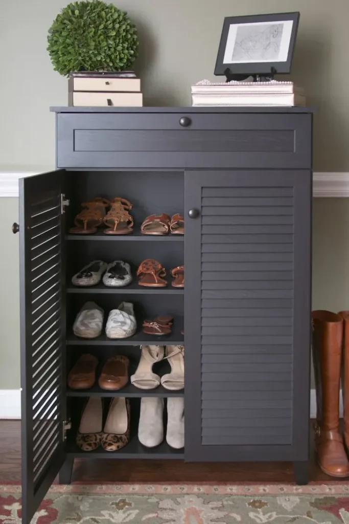 shoe storage cabinet. 