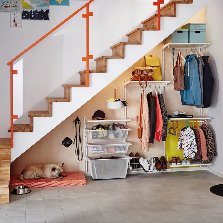 20 Clever and Stylish Under the Stair Shoe Storage Solutions - Curbly