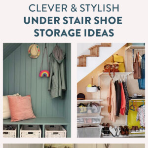 CLEVER & STYLISH Under STAIR Shoe Storage Ideas