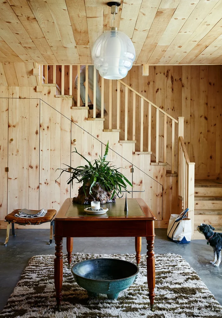 
Built-in under stair storage cabinets from Markham Roberts home,