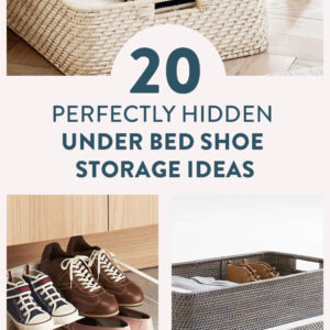Perfectly Hidden Under Bed Shoe Storage Ideas