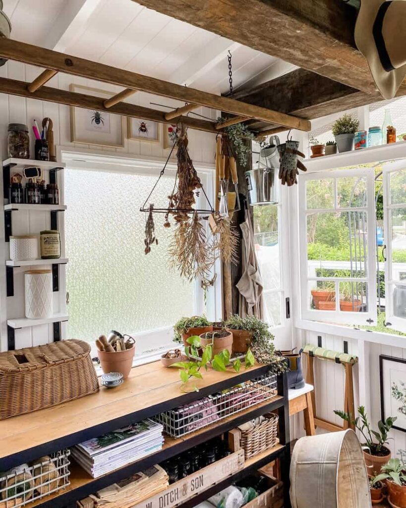 Bohemian shed inspiration from 119 House on the Hill.