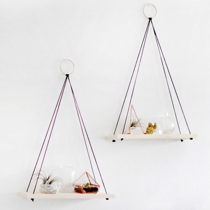 Image for DIY Geometric Hanging Shelves