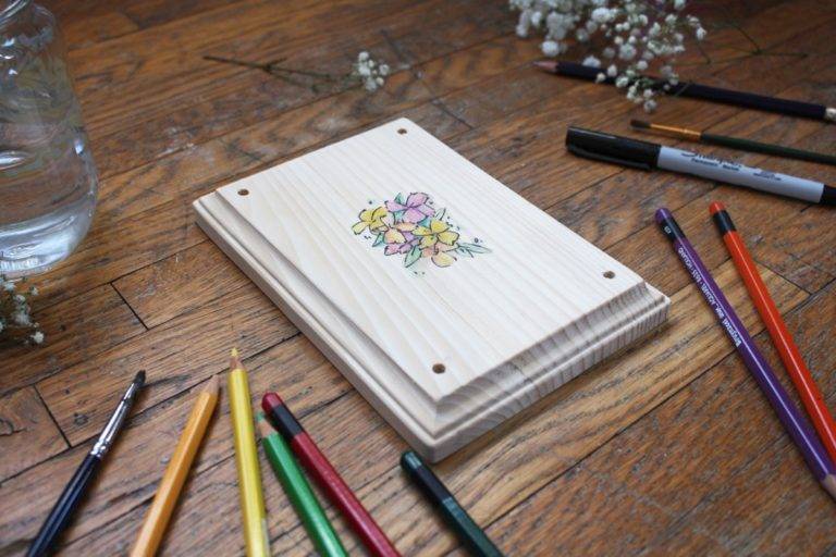 flower press - step 2